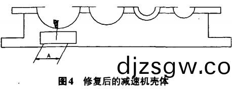 脩復后的減(jian)速(su)機(ji)殼體 脩(xiu)復(fu)后(hou)的減(jian)速(su)機(ji)殼體(ti)